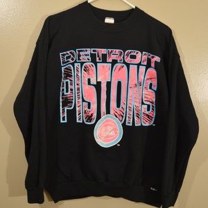 Vintage Detroit Pistons Big Logo Explosive Spell